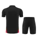 Maglietta d'allenamento + Shorts dell'AC Milan 2024/25 - Nero