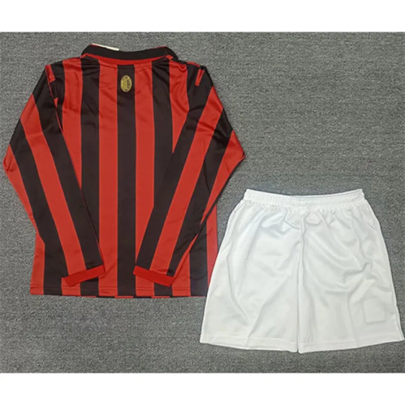AC Milan 2024/25 Kinder - Heim - Langarmtrikot - rot