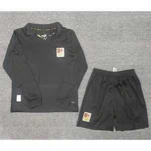 Maglia a maniche lunghe di portiere per bambini di AC Milan 2024/25 - nera