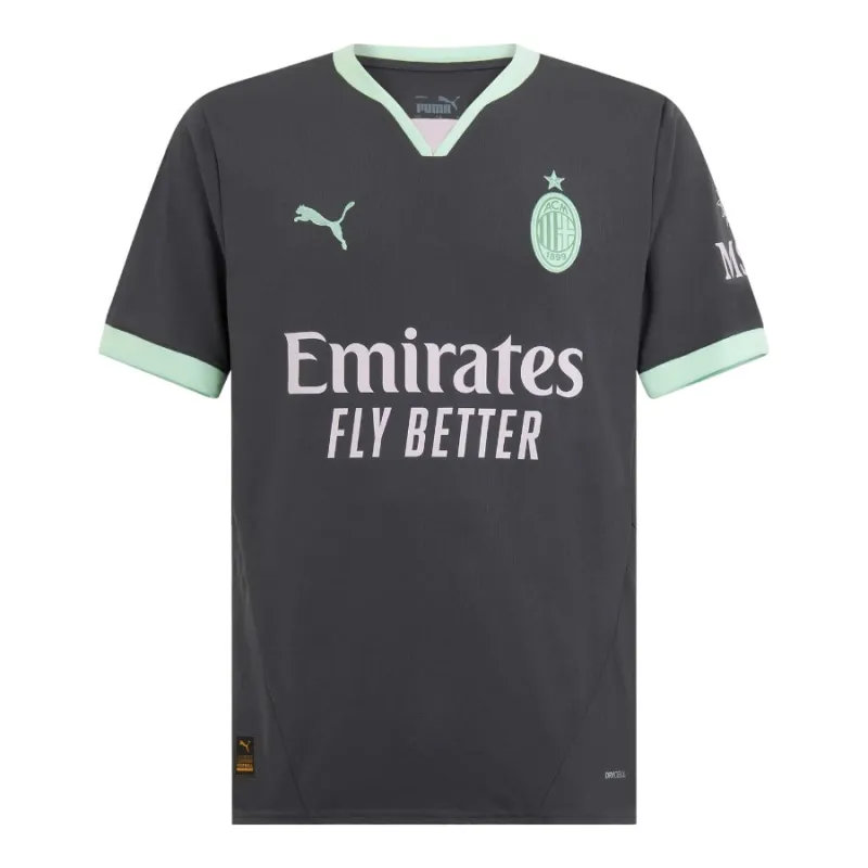 AC Milan 2024/25 Kit de maillot d'enfant 3e - Gris charbon