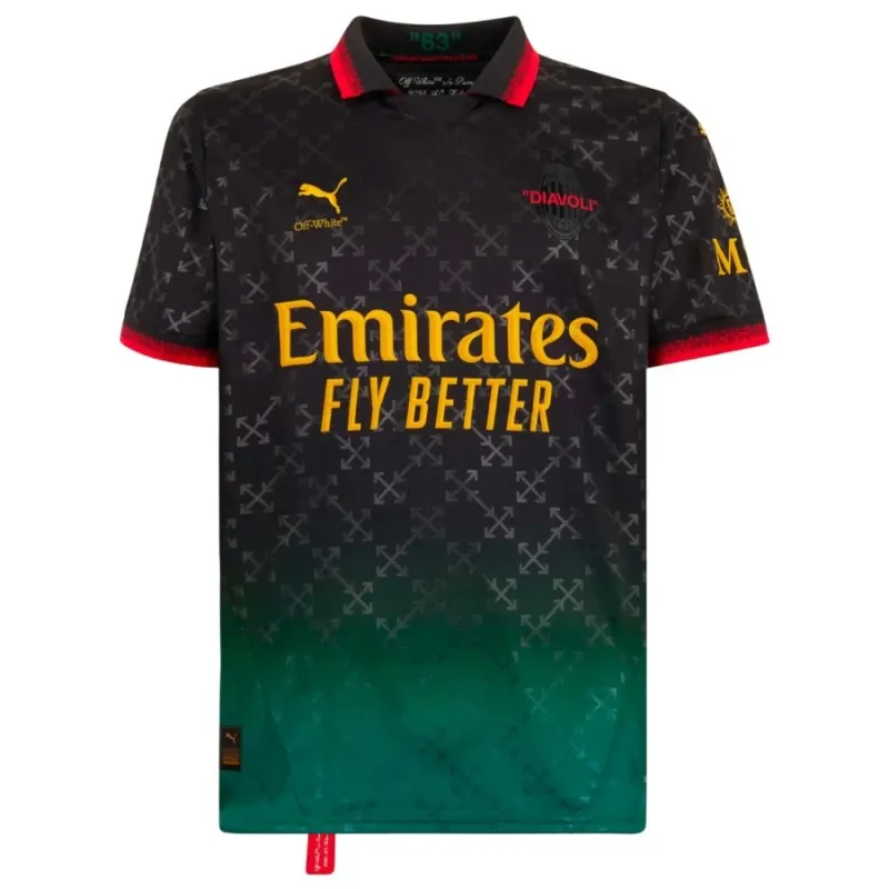 Maglia per bambini 4ª di AC Milan 2024/25 - Nero