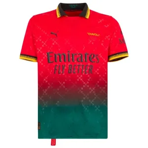 Maglia per bambini 4ª di AC Milan 2024/25 - Rossa