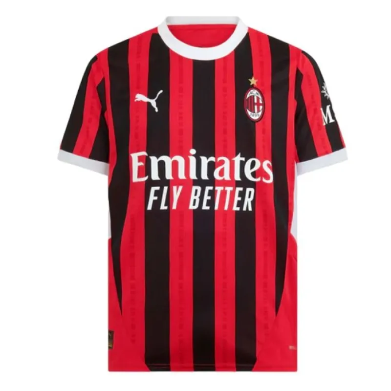 Walker's AC Milan 2024/25 Home Jersey - Red