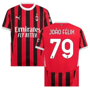 La maglia di casa AC Milan 2024/25 di João Félix - Rossa