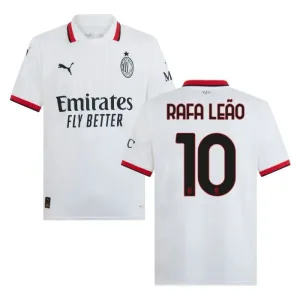 La maglia d'esterno AC Milan 2024/25 di Rafael Leão - Bianca