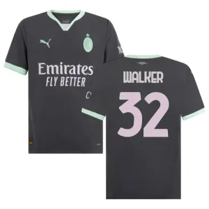 La terza maglia d'AC Milan 2024/25 di Walker - Grigio carbone