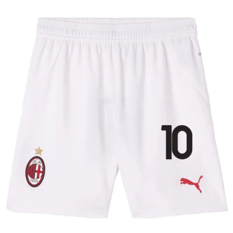 L'ensemble du maillot pour enfants du domicile de l'AC Milan 2024/25 de Rafael Leao - Blanc