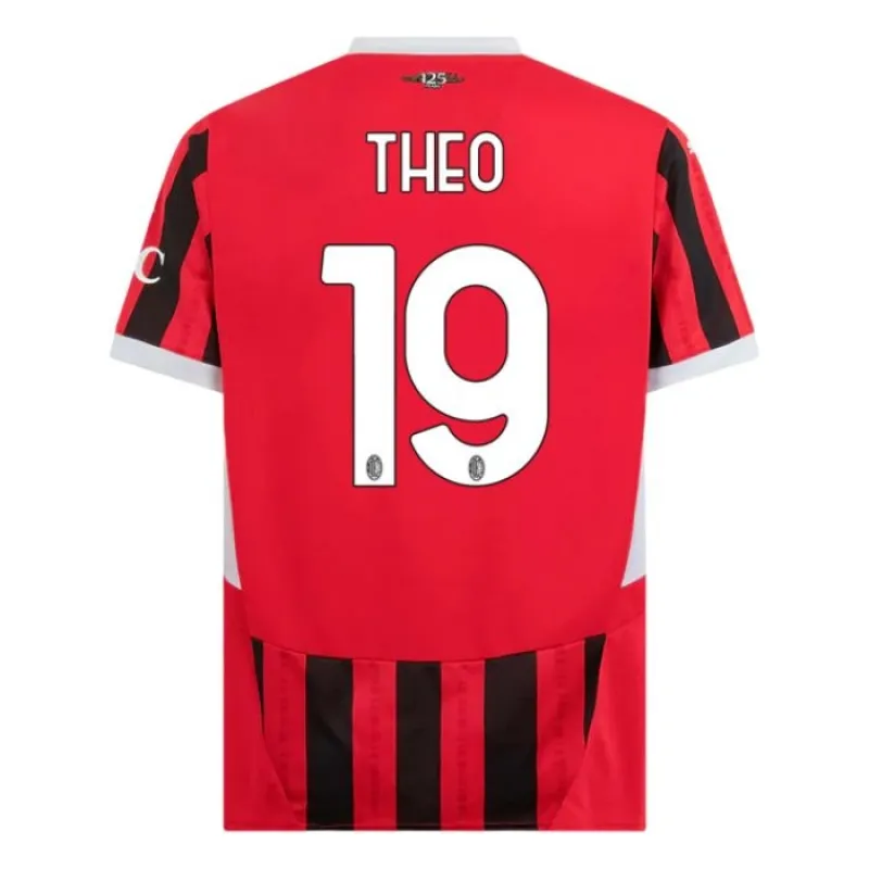 El conjunto de camiseta infantil del campo de AC Milan 2024/25 de Theo - Blanco