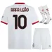 Il set di maglia per bambini dell'esterno di AC Milan 2024/25 di Rafael Leao - Bianco