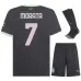 Morata's AC Milan 2024/25 Third Kids' Jersey Set - Charcoal Gray