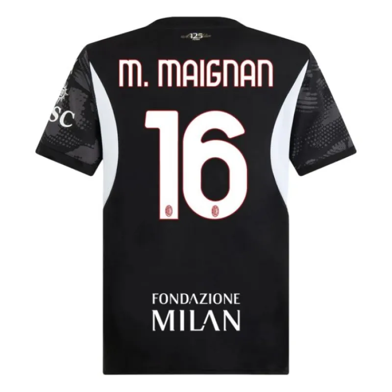 La camiseta de portero local de AC Milan 2024/25 de M. Maignan - Negra