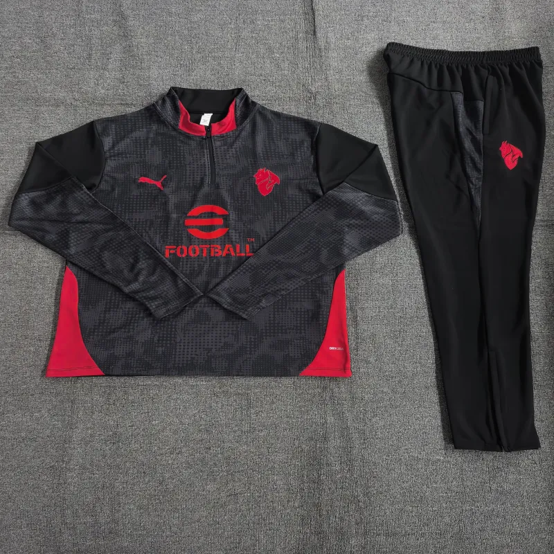 AC Milan 2025/26 Kids Sports Set Black