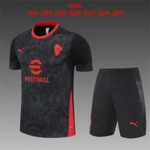 AC Milan 2025/26 Kids Training Set black