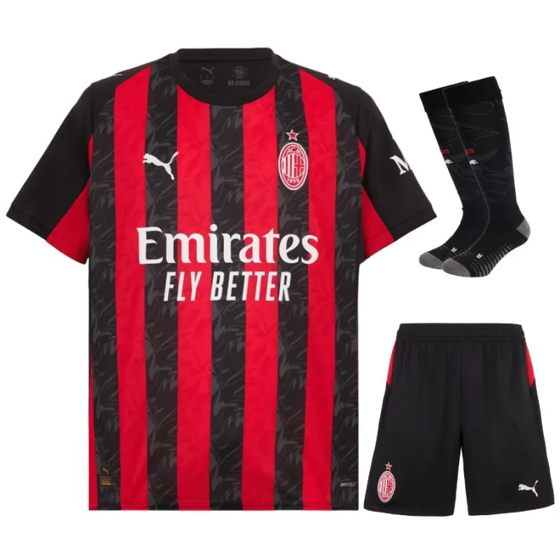 AC Mailand Kinder-Kit 2025/26 Heimspiel - Rot