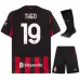 AC Milan THEO Kids' Kit 2025/26 Home Jersey - Red