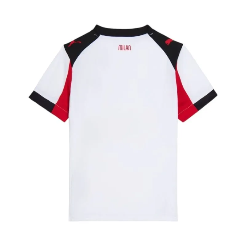 AC Milan 2025/26 Kids' Away Jersey - White