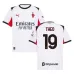 Maglia in trasferta di Theo dell'AC Milan 2025/26 - Bianco