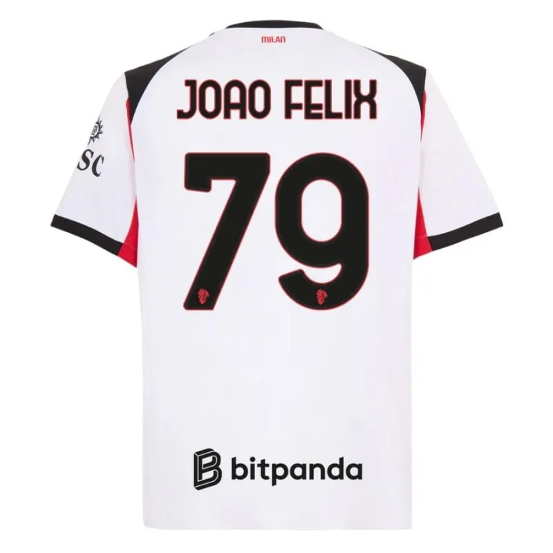 Maillot à l'extérieur de João Félix de l'AC Milan 2025/26 - Blanc