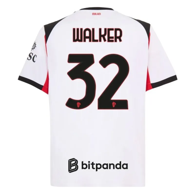 AC Milan Walker 2025/26 Kinder-Auswärtstrikot-Set - Weiß