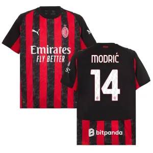 AC Milan MODRIC 2025/26 Home Jersey - Red