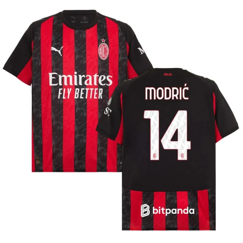 AC Milan MODRIC Maglia casa 2025/26 - Rosso