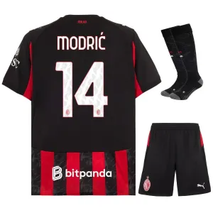 AC Mailand MODRIC Kinder-Kit 2025/26 Heimtrikot - Rot