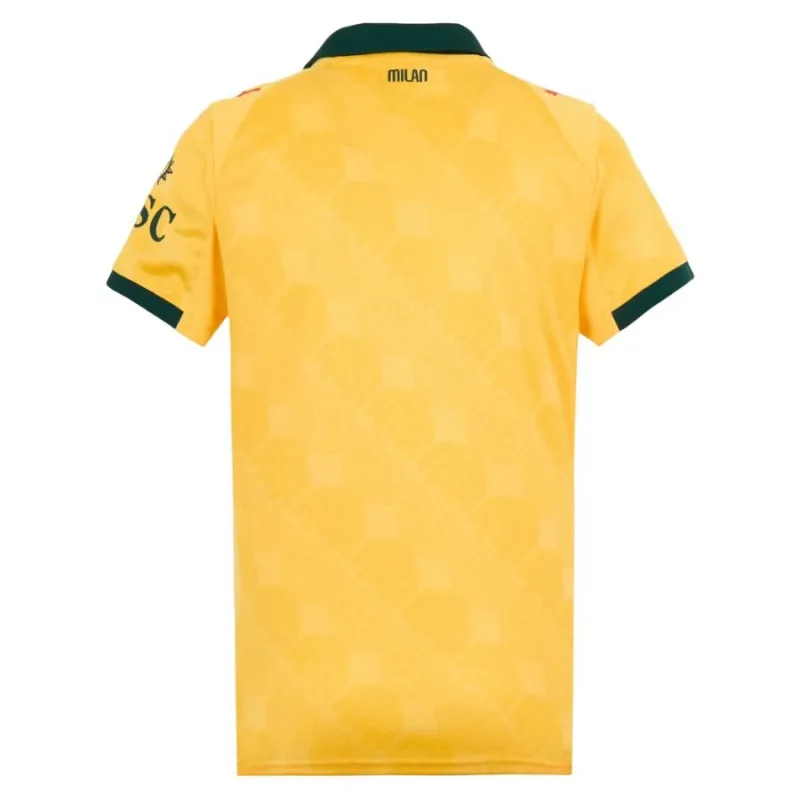 Maillot troisième équipe féminin de l’AC Milan 2025/26 - Jaune