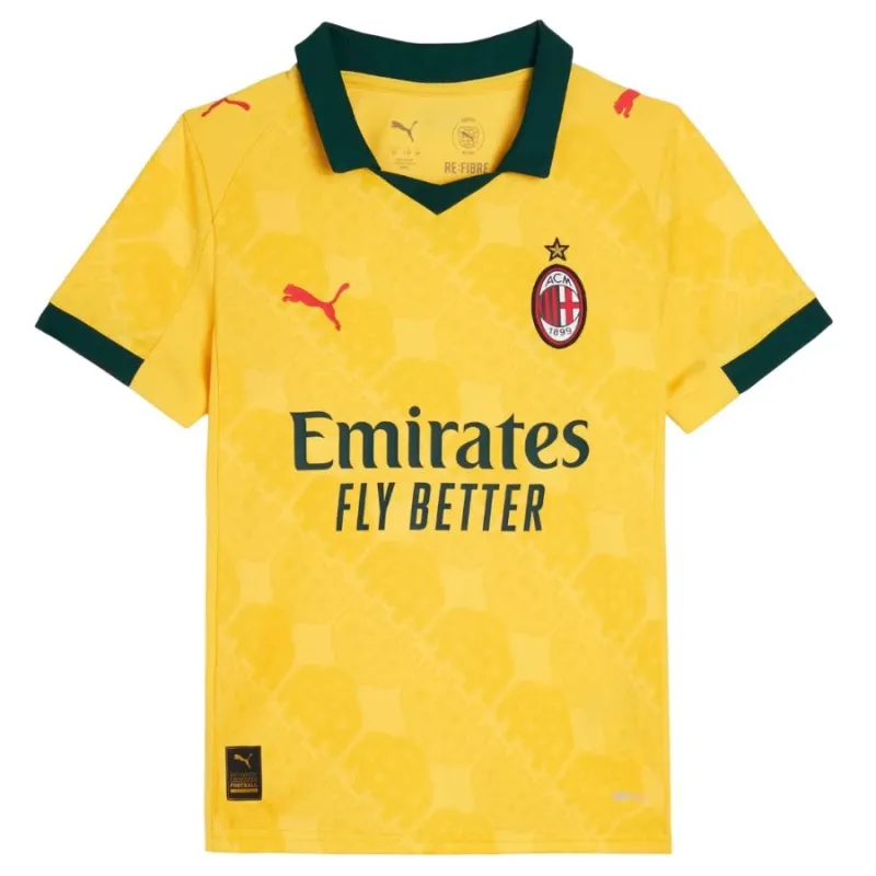 AC Milan Dritttrikot Kinder 2025/26 Gelb