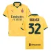 Maglia terza di WALKER dell’AC Milan 2025/26 - Giallo