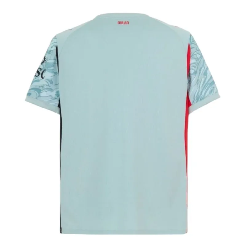 AC Milan 2025/26 Home Kids' Goalkeeper Jersey + Shorts - Blue