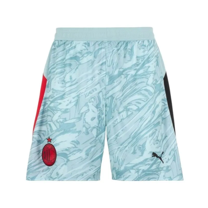AC Milan 2025/26 Home Kids' Goalkeeper Jersey + Shorts - Blue