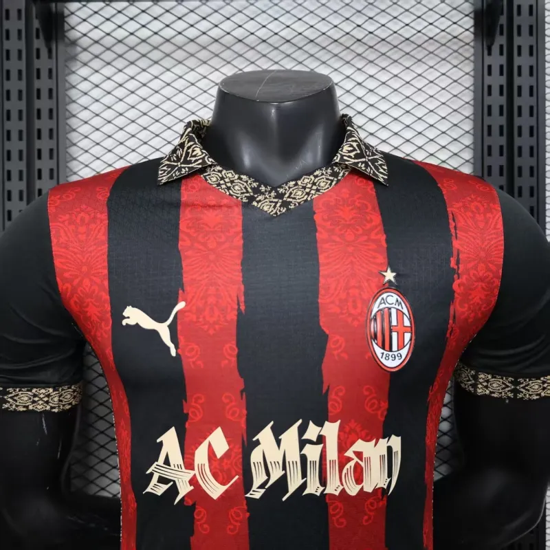 AC Milan 2025/26 Special Edition Player Jersey - Red/Black