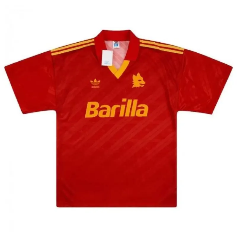 Maglia Casa Retrò AS Roma 1992-94 - Rosso