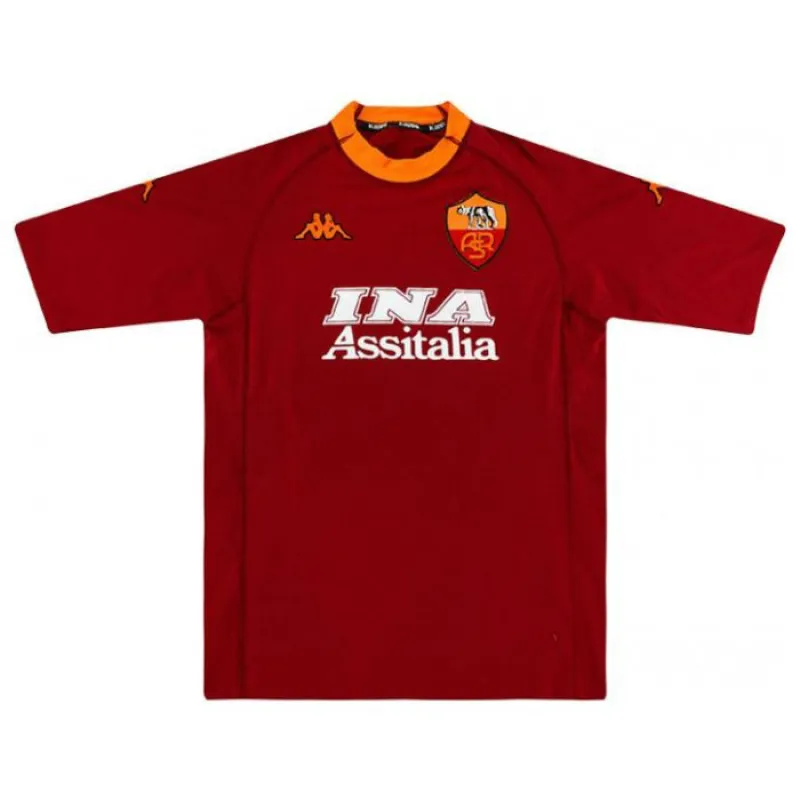 Maglia Casa Retrò AS Roma BATISTUTA 2000/01 - Rosso