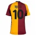 Maillot Domicile Rétro AS Roma TOTTI 2001/02 - Rouge/Orange