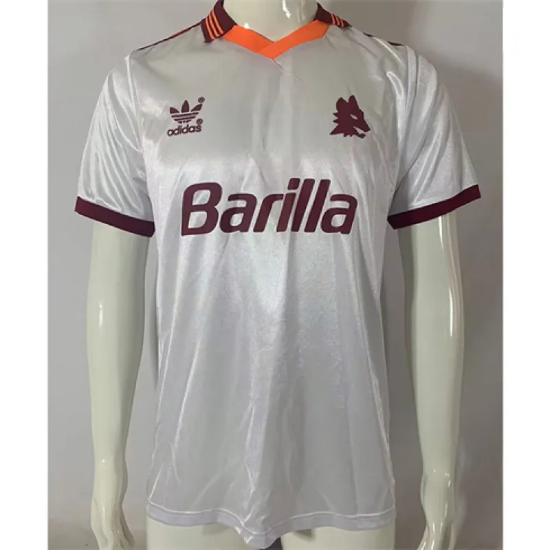 Maglia retro di trasferta di AS Roma 1992 - 94 - Bianca