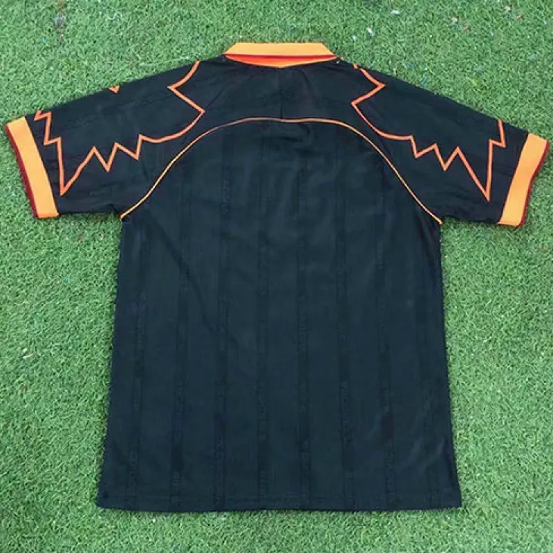 AS Roma 1999/00 Away Retro Jersey - Black