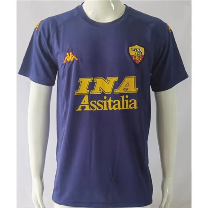 AS Roma 2000/01 Third Retro Jersey - Purple