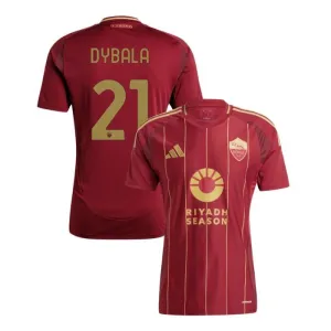 Paulo Dybala AS Rom 2024/25 Heim - Trikot - Burgund