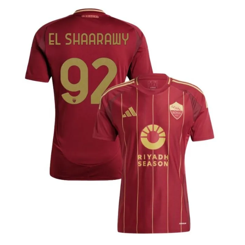 El Shaarawy AS Roma 2024/25 Home Jersey - Wine Red