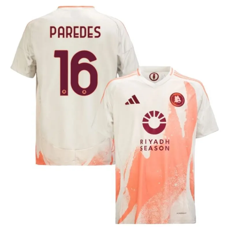 Paredes AS Roma 2024/25 Away Jersey - White