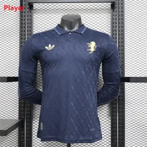 AS Roma 2024/25 Drittes Langarmtrikot - Spieler - Blau
