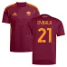 Maglia di casa di DYBALA per l'AS Roma 2025/26 - Borgogna