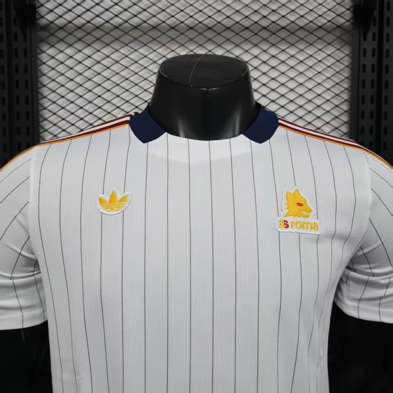 AS Rom Spieler-Trikot Freizeitedition 2025/26 - Weiß
