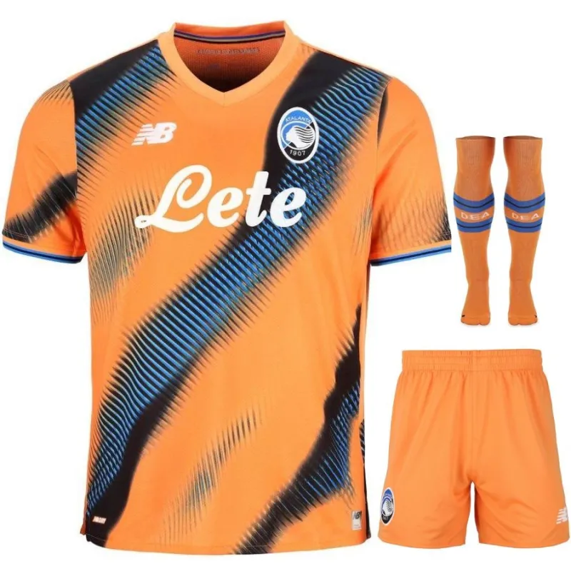 Conjunto Camiseta Third Infantil del Atalanta BC 2025/26 - Naranja