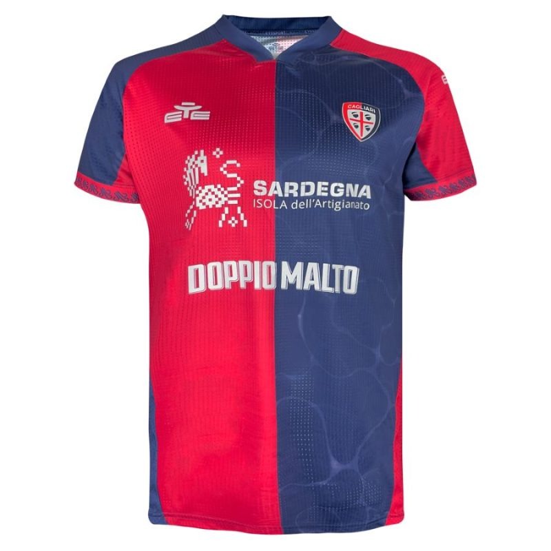 Cagliari Maglia + Pantaloncini Casa Bambino 2025/26 - Rosso/Blu
