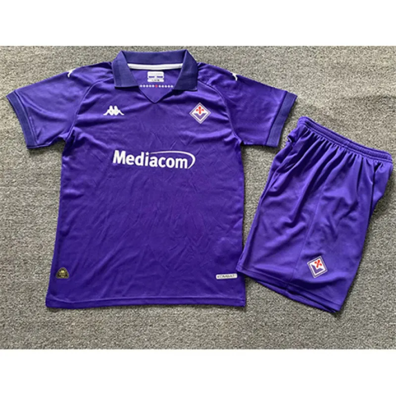 Camisa Fiorentina casa niños 2024/25 - Púrpura