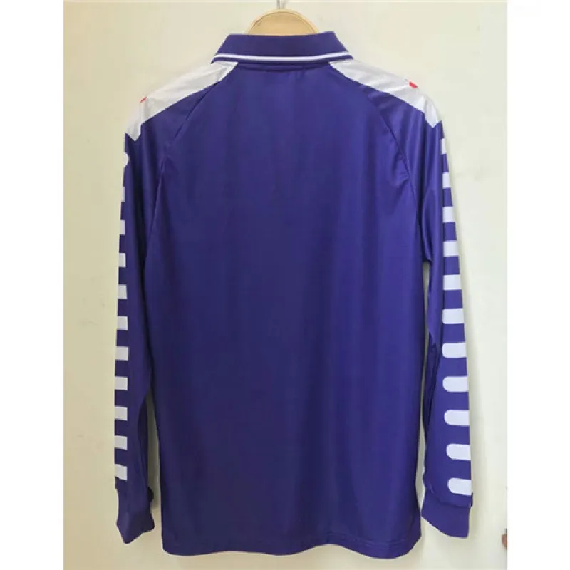 Fiorentina 1998 Retro Long Sleeve Jersey - Purple