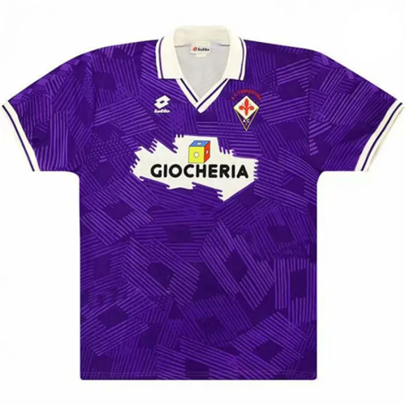 Fiorentina 1991/92 Home Retro Jersey - Purple