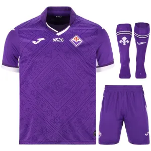 Fiorentina 2026/27 Home Kids Kit Jersey